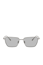D-Frame Metal Sunglasses